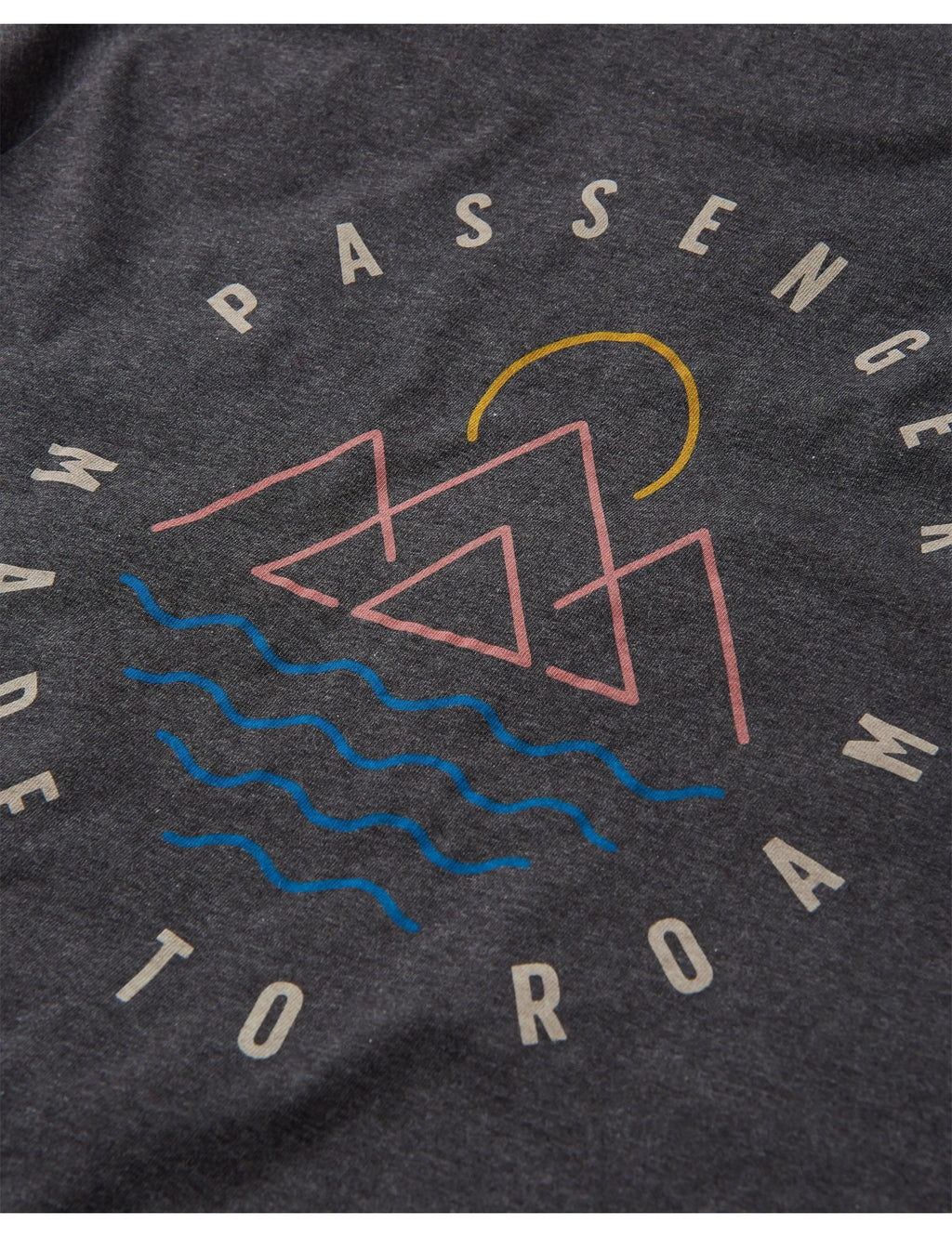 Escapism Recycled Cotton T-Shirt - Charcoal Marl
