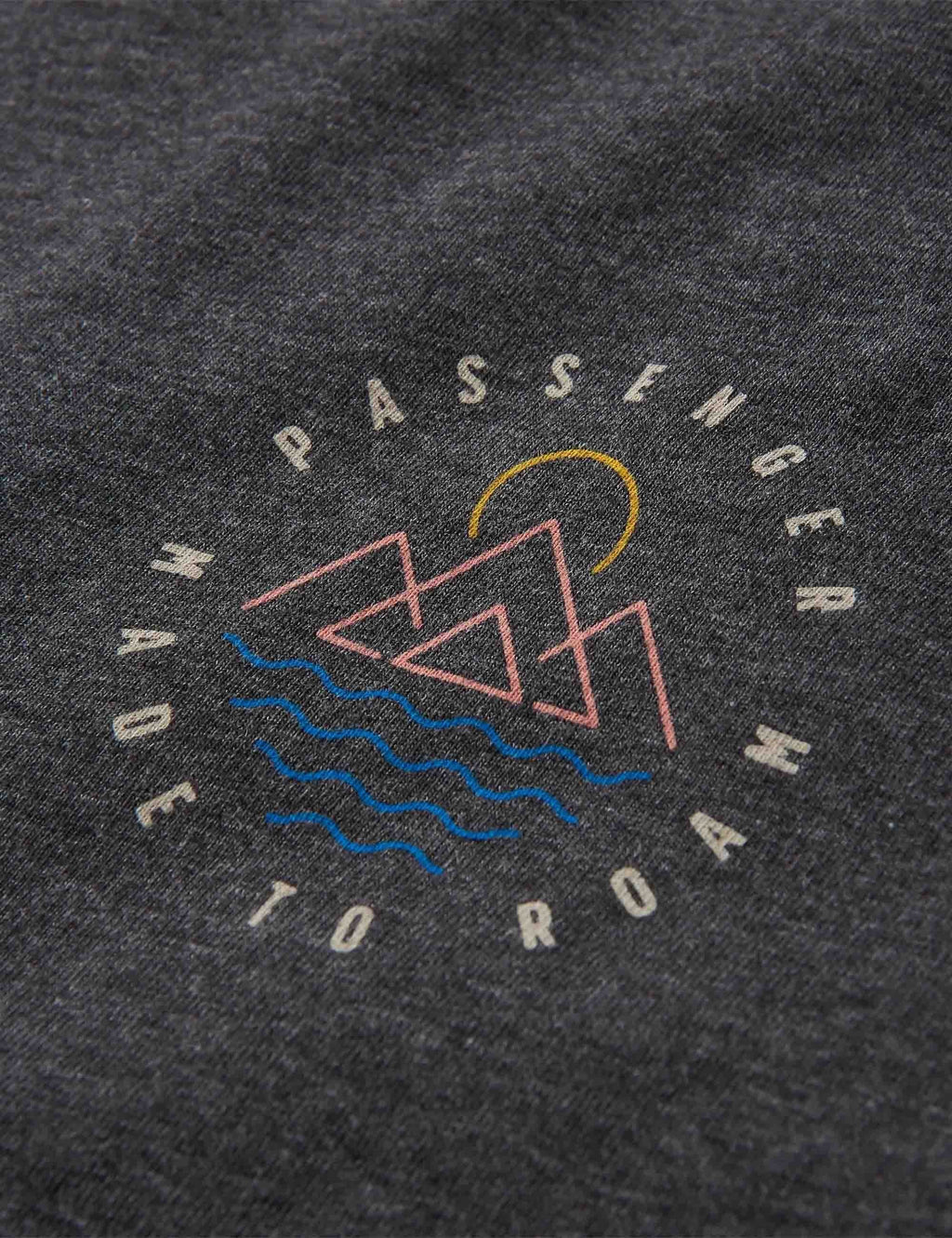 Escapism Recycled Cotton T-Shirt - Charcoal Marl