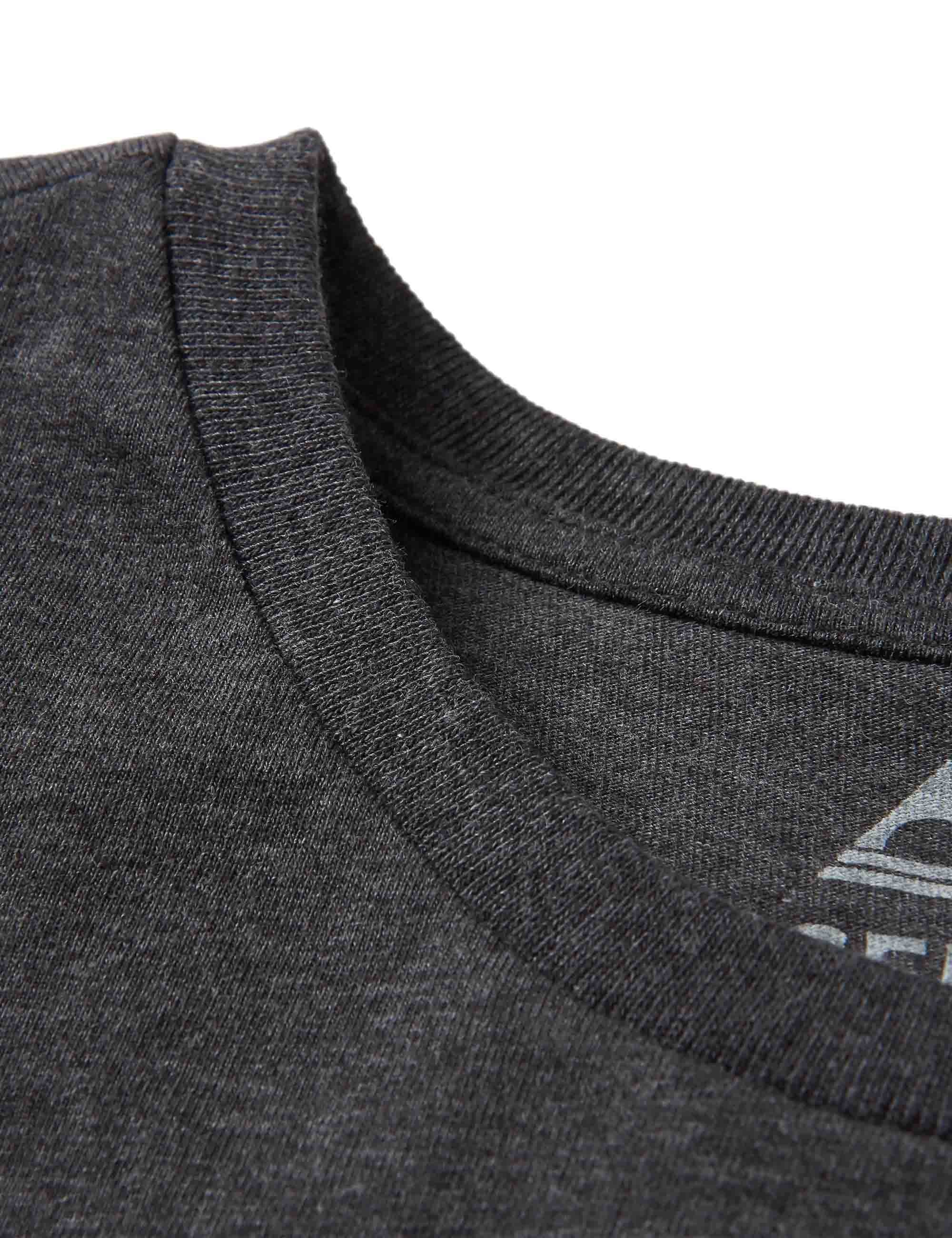 Passenger Escapism Recycled Cotton T-Shirt - Charcoal Marl