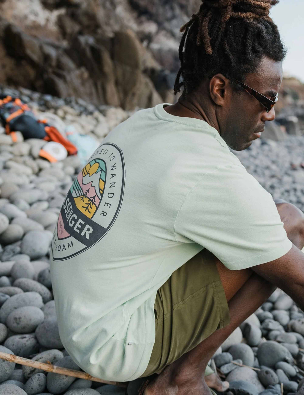 Odyssey Recycled Cotton T-Shirt - Surf Spray