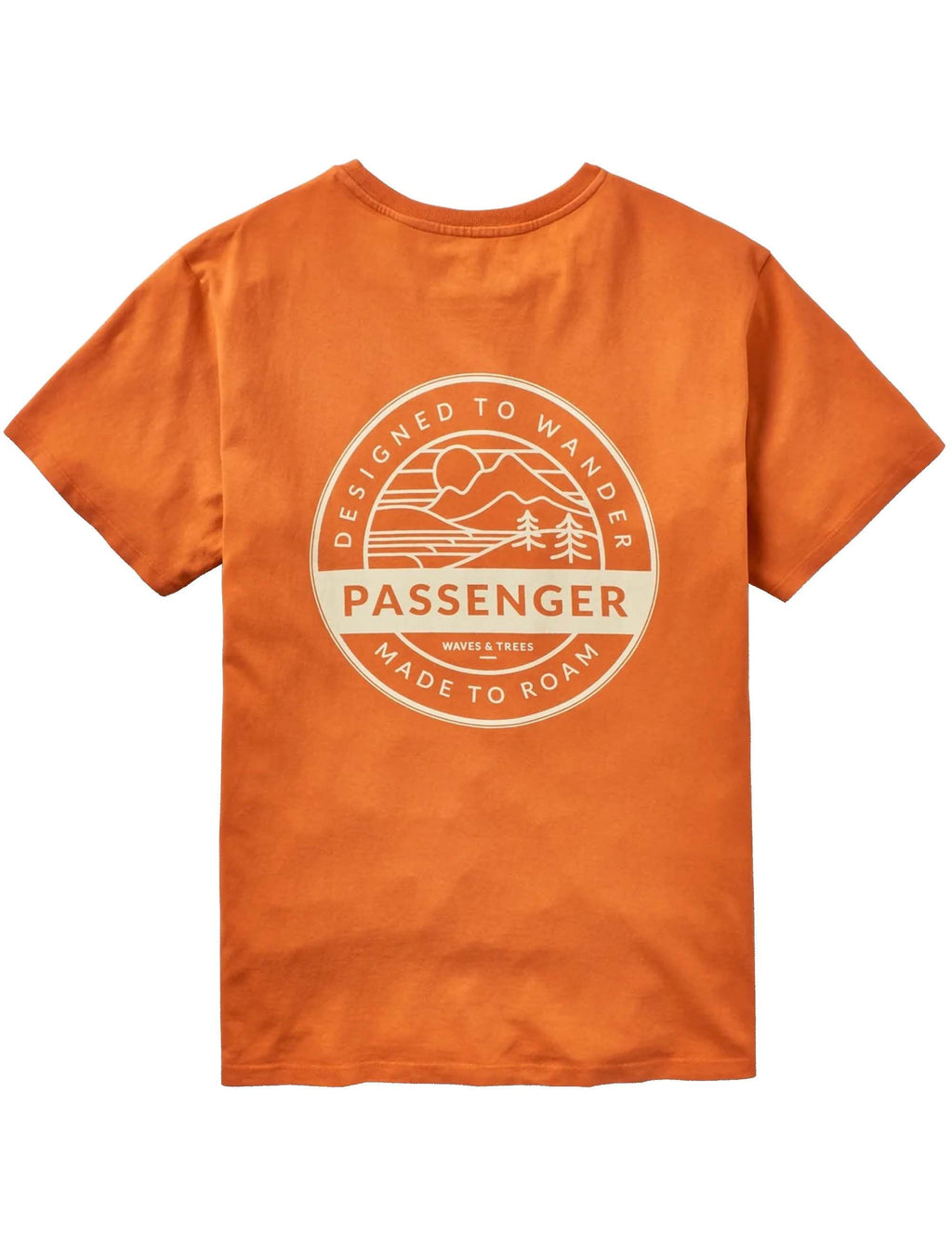 Odyssey Recycled Cotton T-Shirt - Burnt Orange