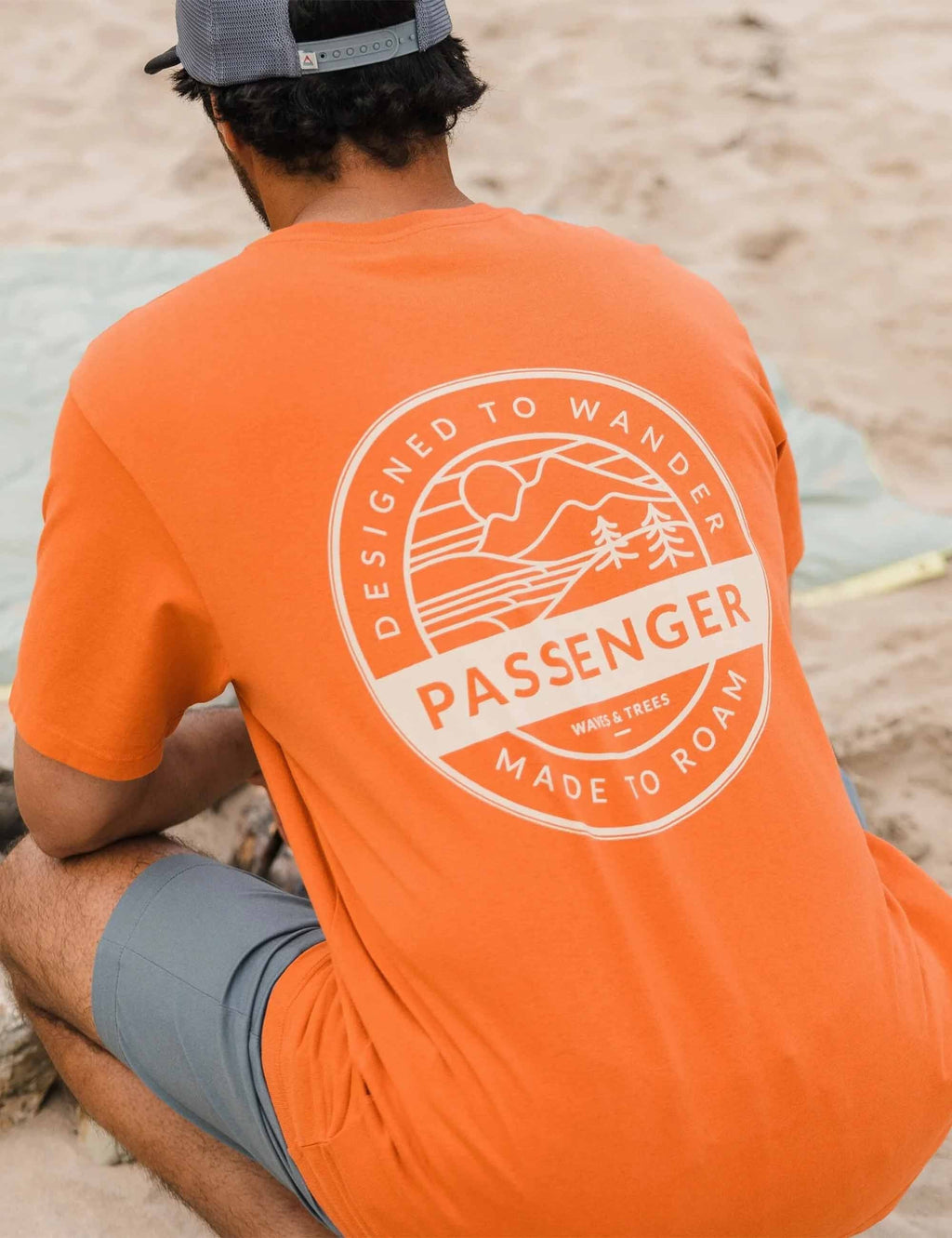 Odyssey Recycled Cotton T-Shirt - Burnt Orange