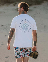 Escapism Recycled Cotton T-Shirt - White
