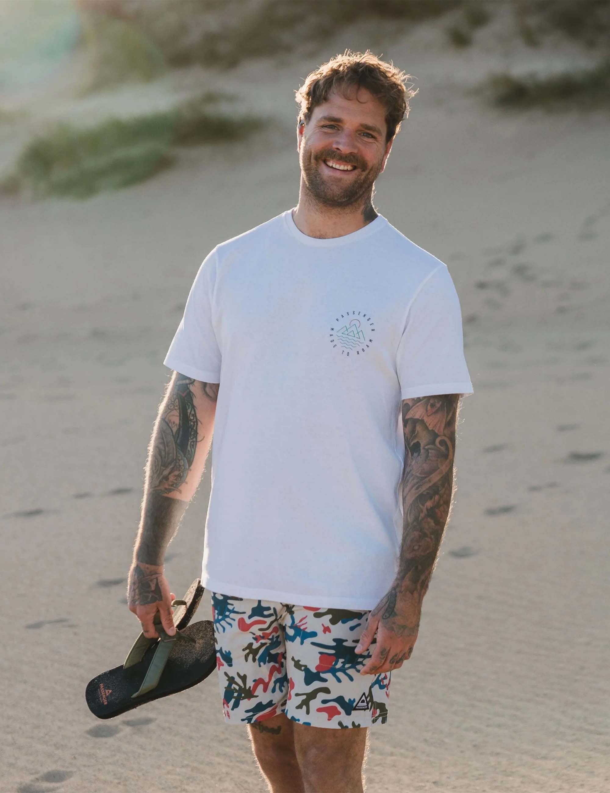 Escapism Recycled Cotton T-Shirt - White