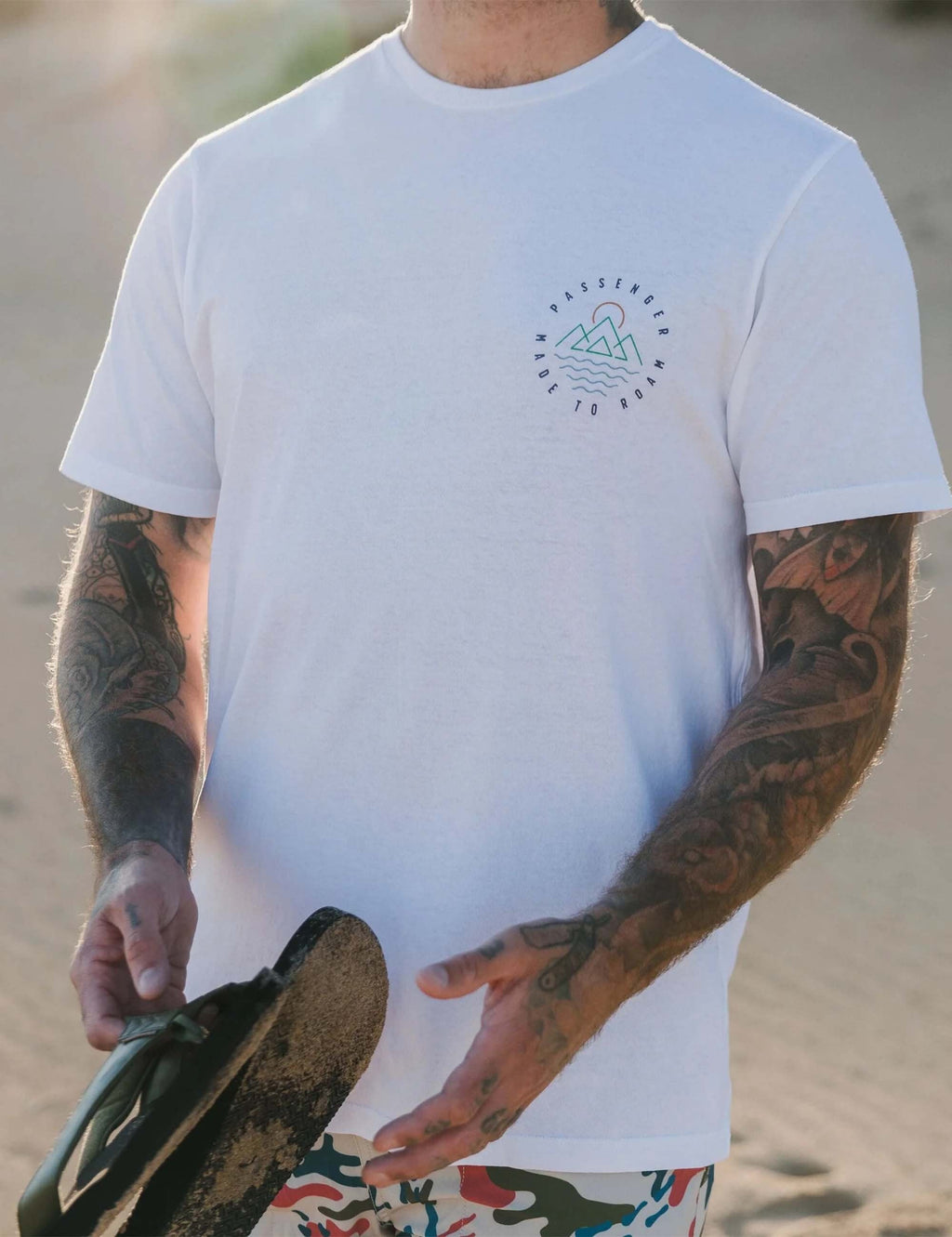 Escapism Recycled Cotton T-Shirt - White