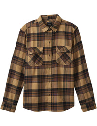 Bowery Flannel Shirt - Tiger's Eye/Pine Cone Brown
