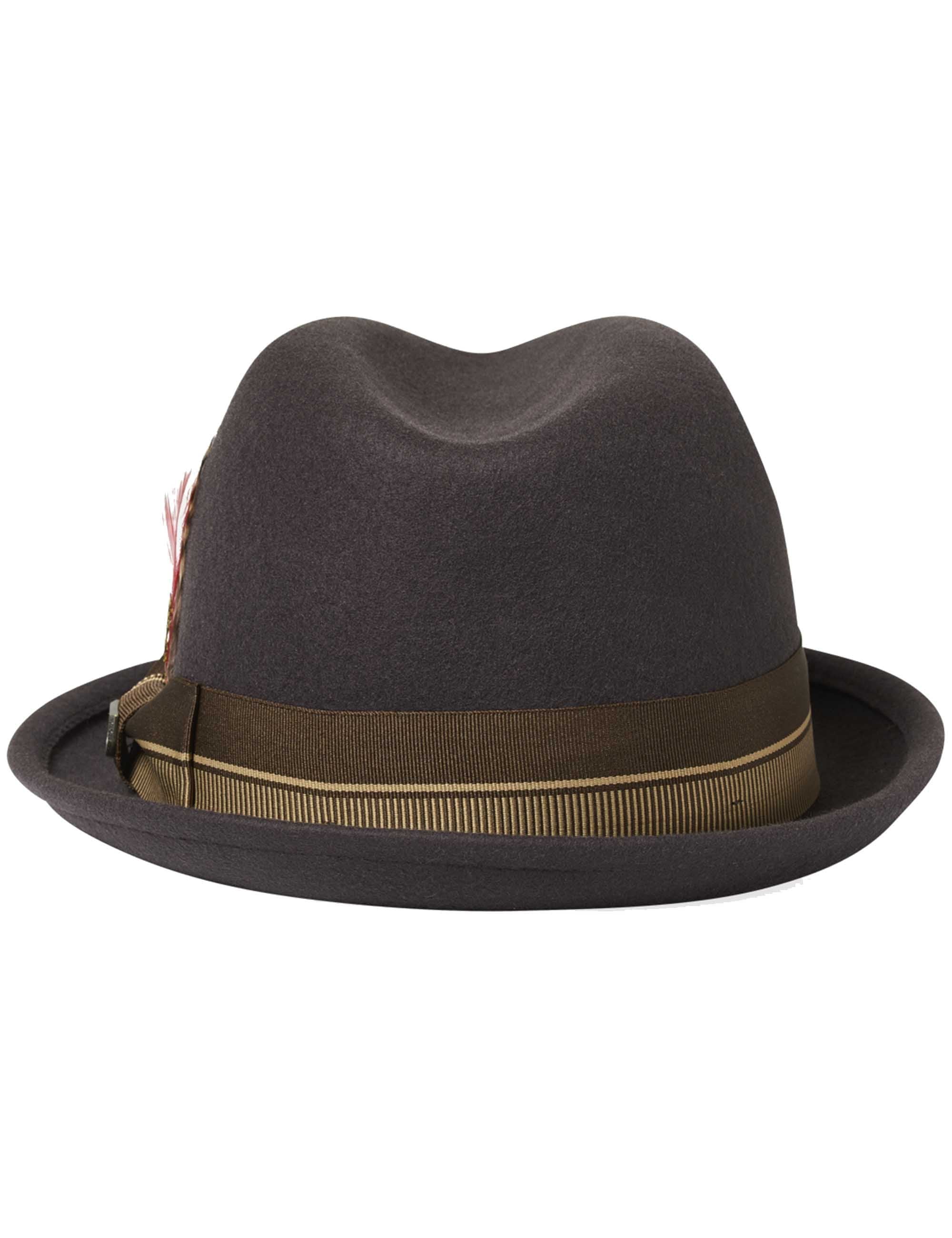20th Anniversary Gain Fedora - Chocolate/Gold