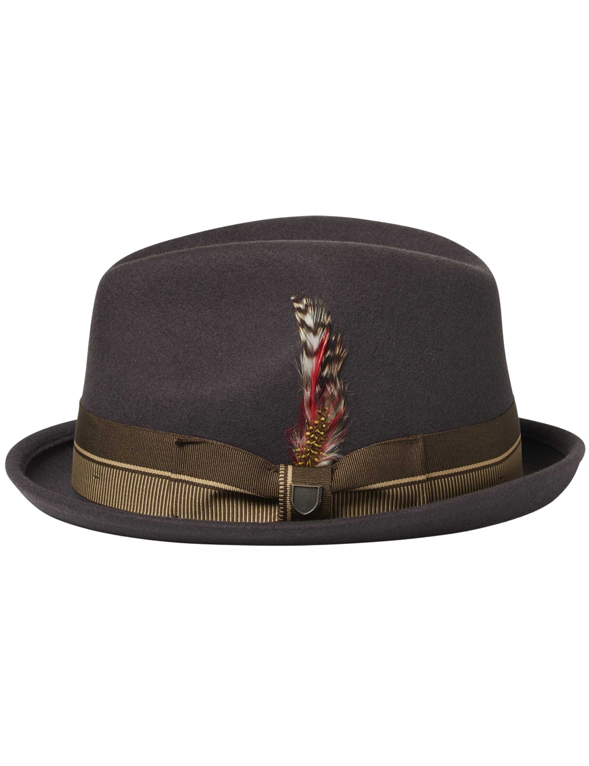 20th Anniversary Gain Fedora - Chocolate/Gold