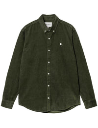 Madison Cord Shirt - Tarragon/Wax