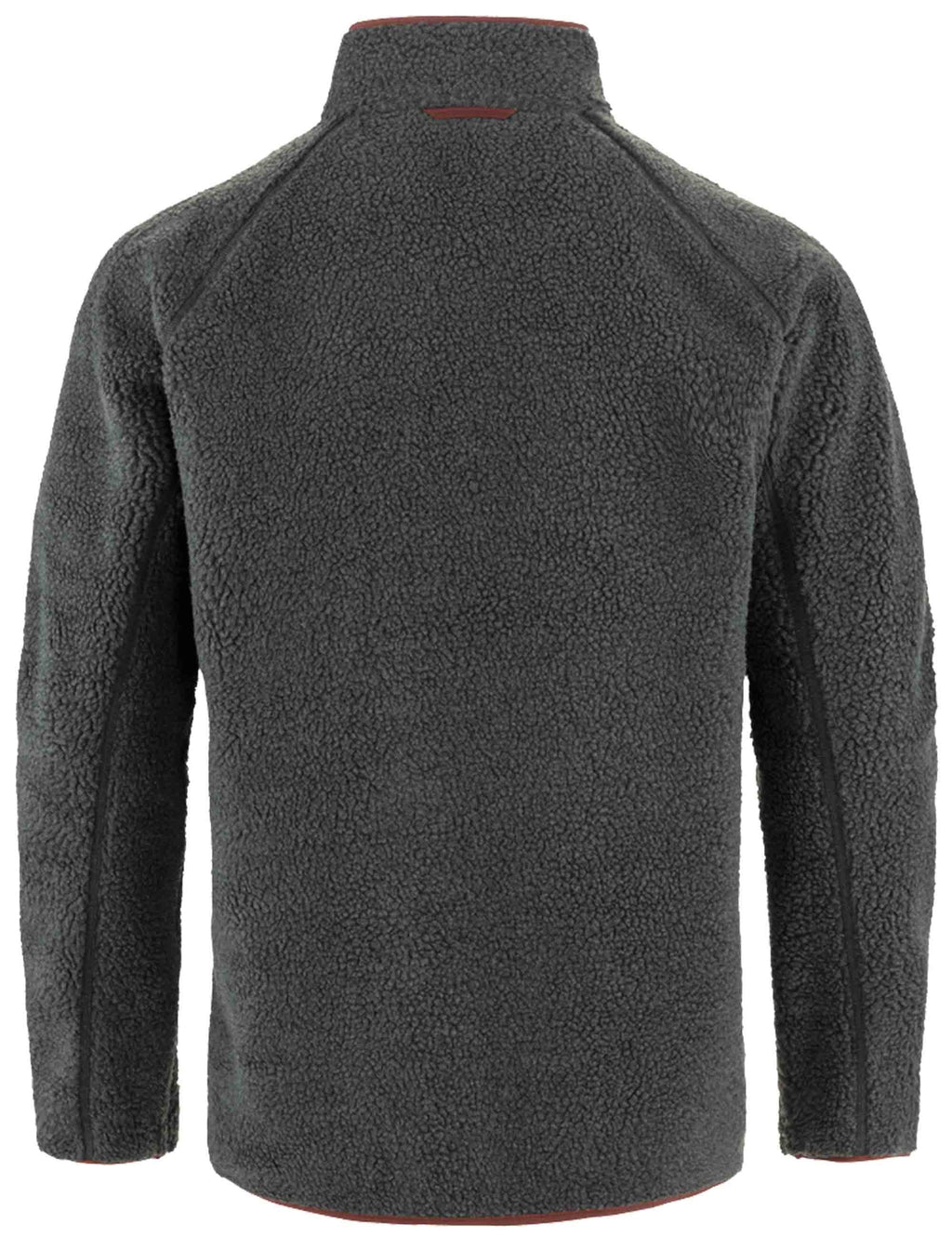 Vardag Pile Fleece Jacket - Dark Grey/Maroon