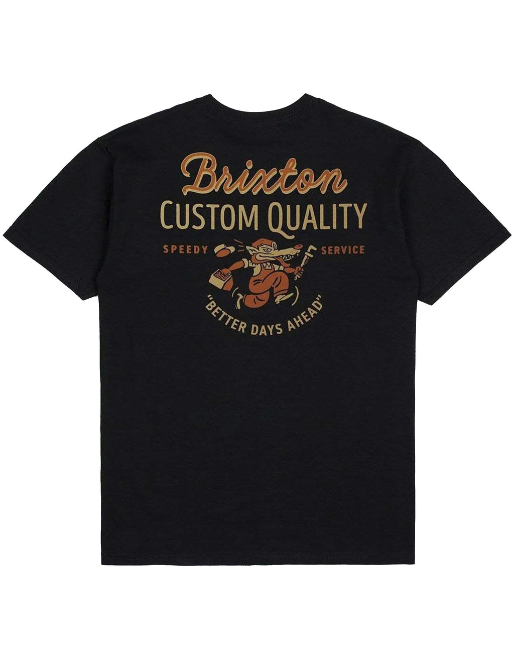 Black Better Days T-shirt with large front graphic print