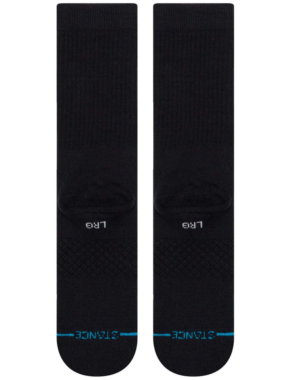 Icon Crew Socks - Black/White