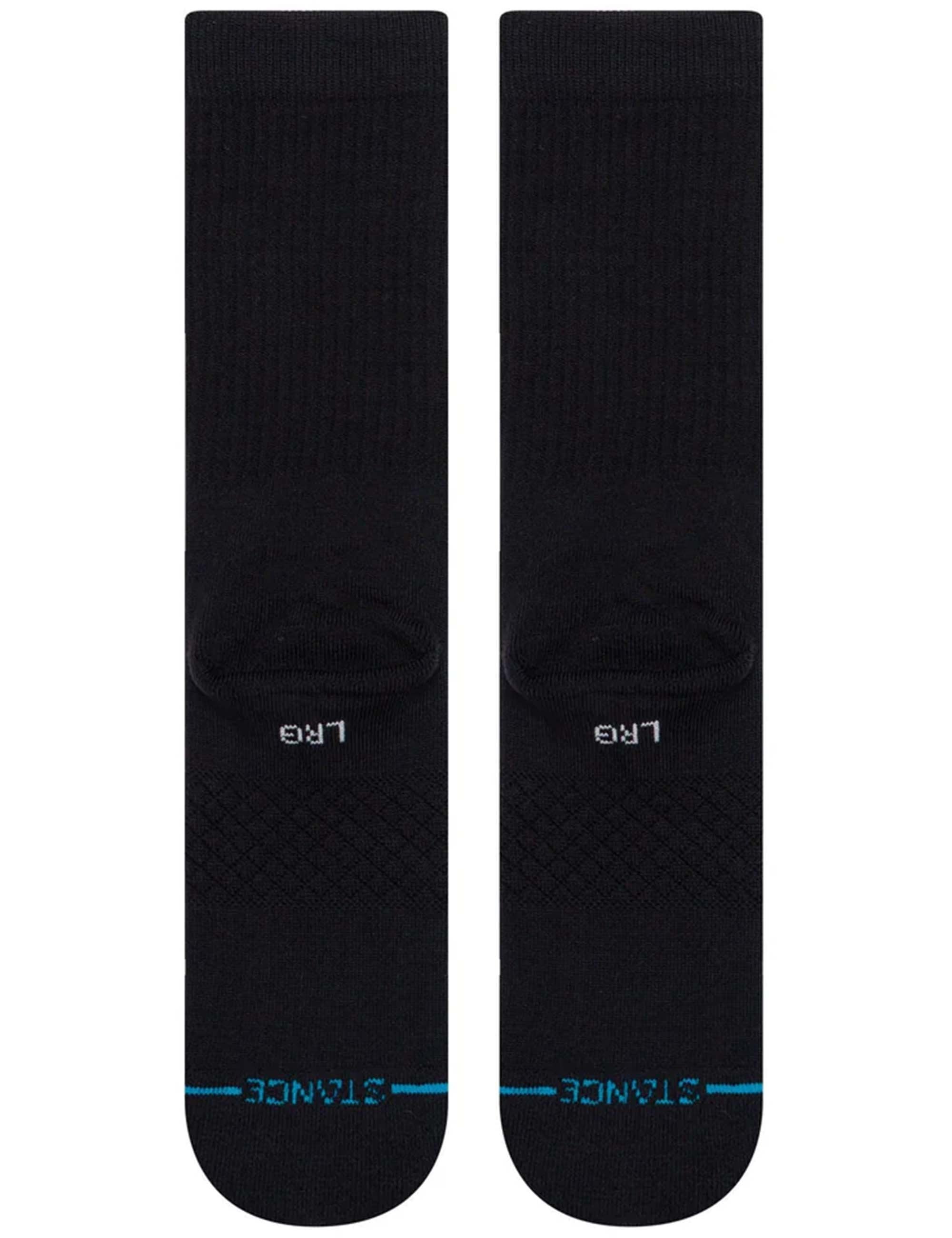 Icon Crew Socks - Black/White