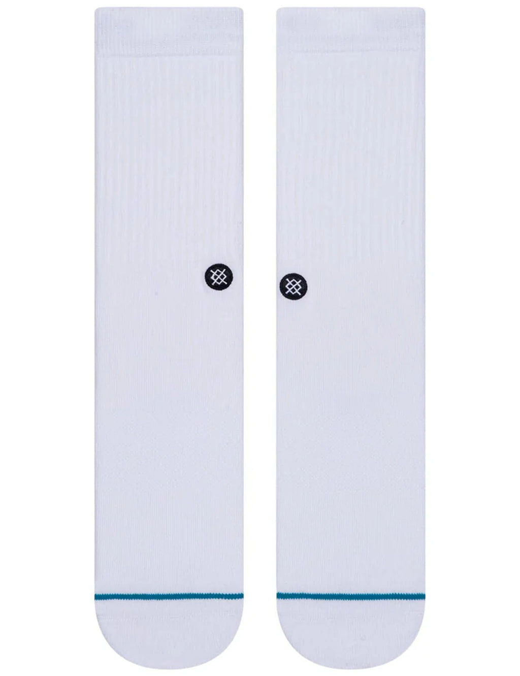 Icon Crew Socks - White/Black