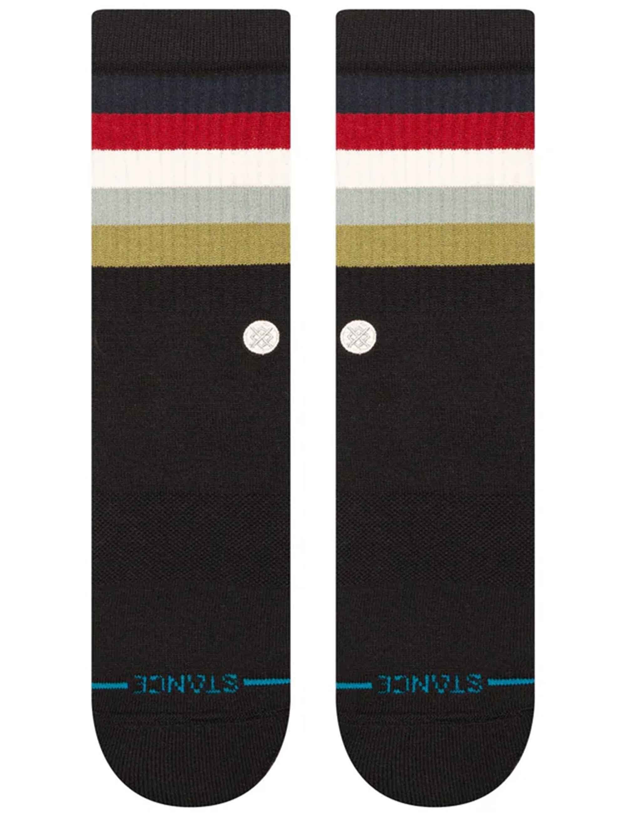 Maliboo Crew Socks - Black Fade