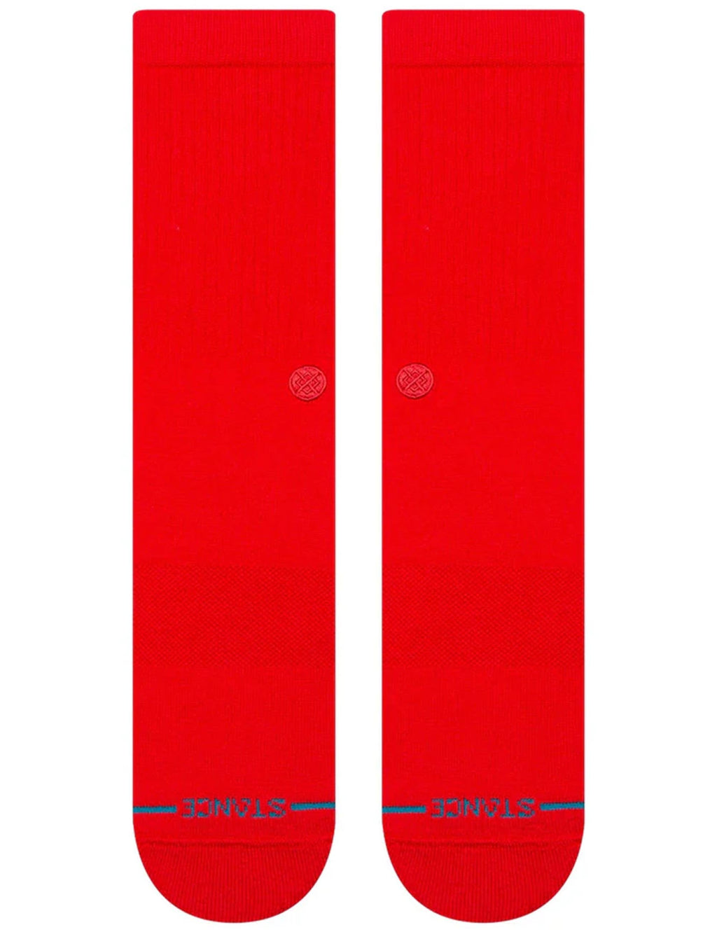 Icon Crew Socks - Red
