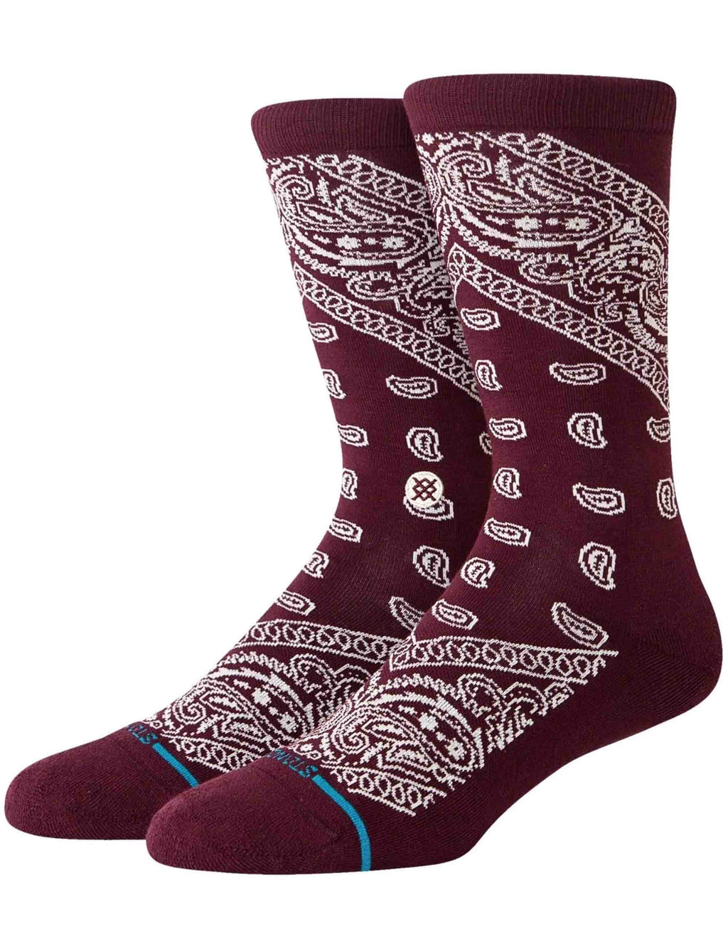 Barrio Crew Socks - Wine