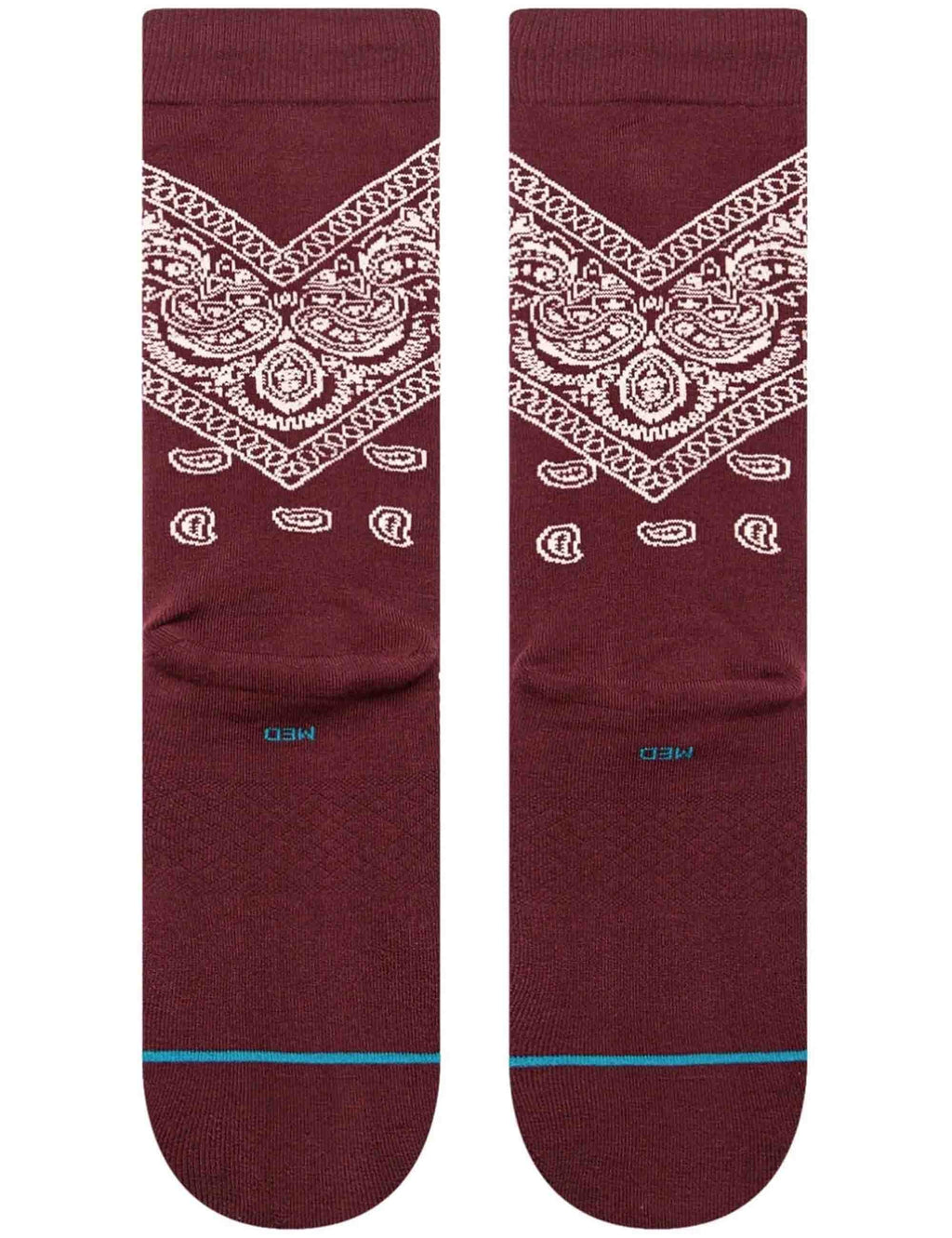 Barrio Crew Socks - Wine