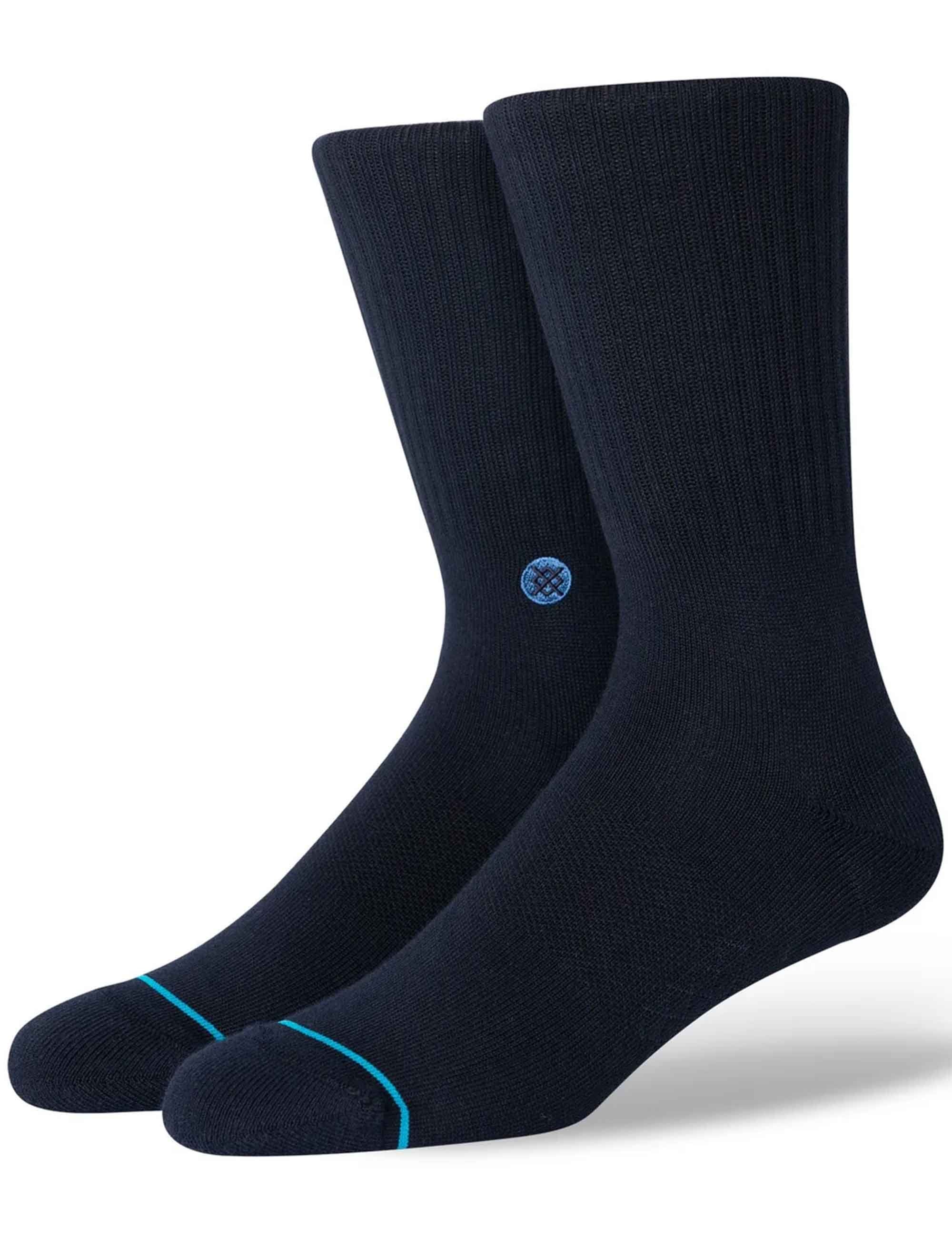 Icon Crew Socks - Dark Navy