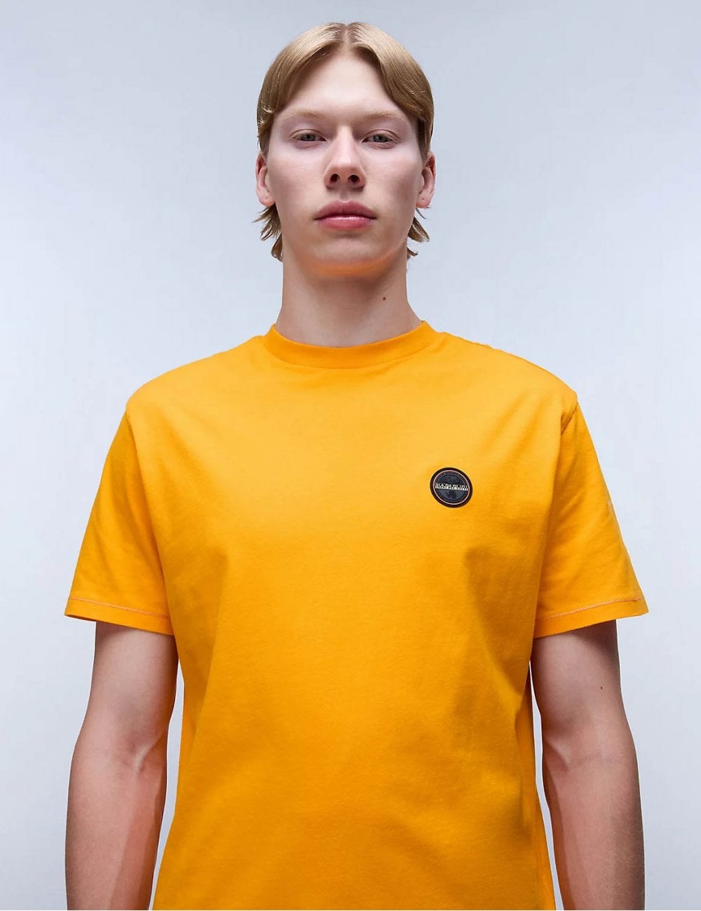 Badge T-Shirt - Orange Marigold