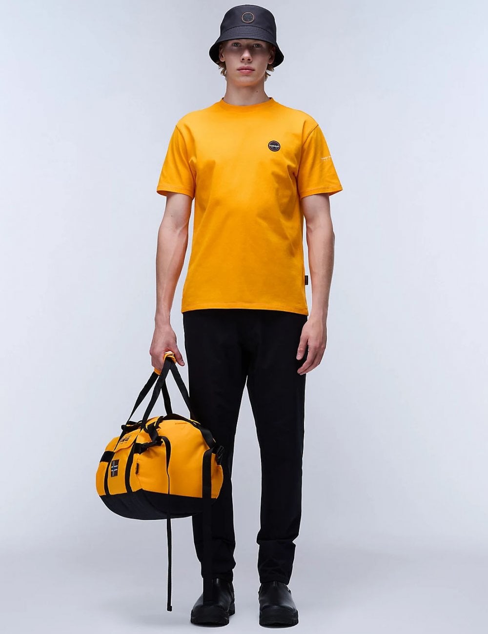 Badge T-Shirt - Orange Marigold