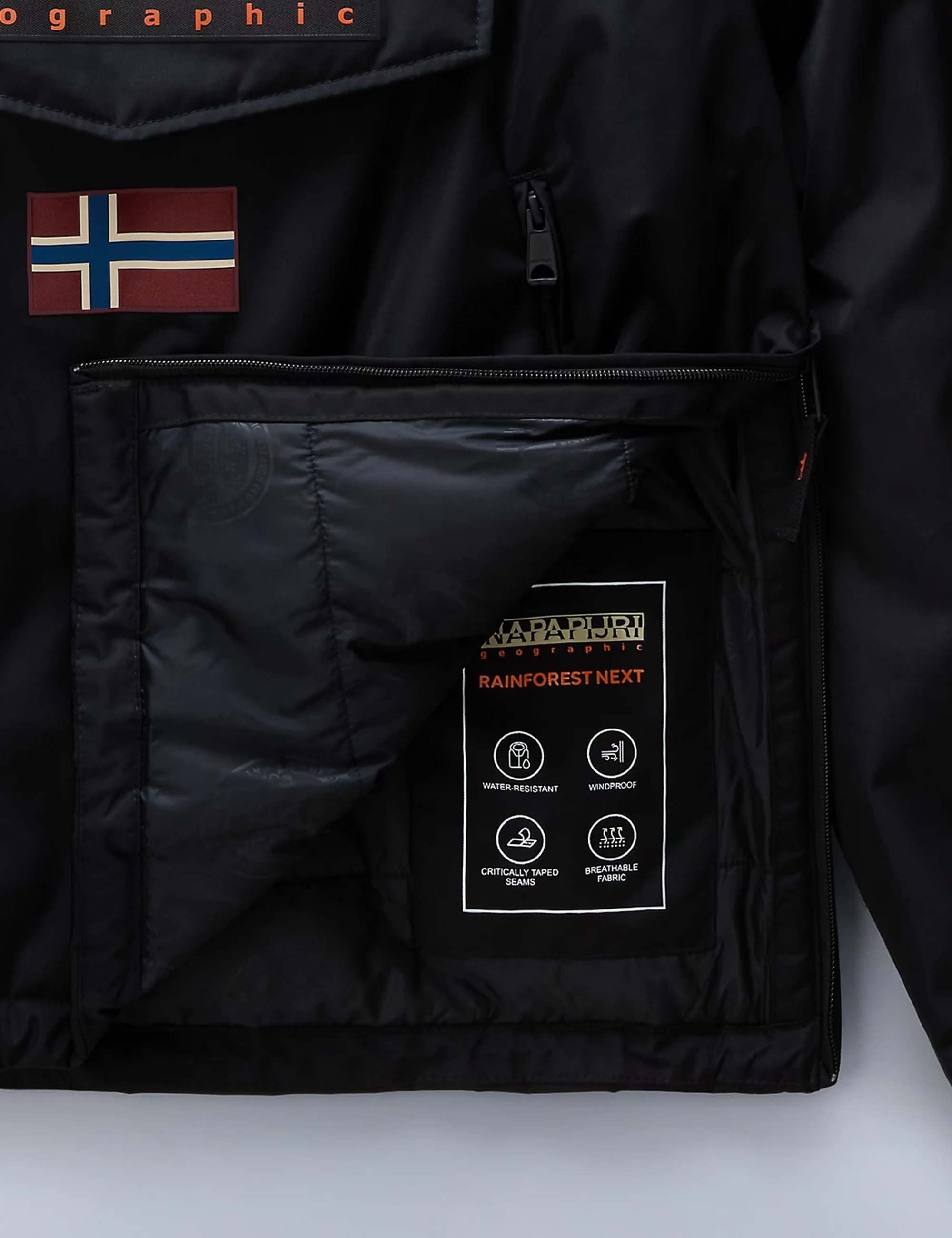 Napapijri Rainforest Next Anorak - Black