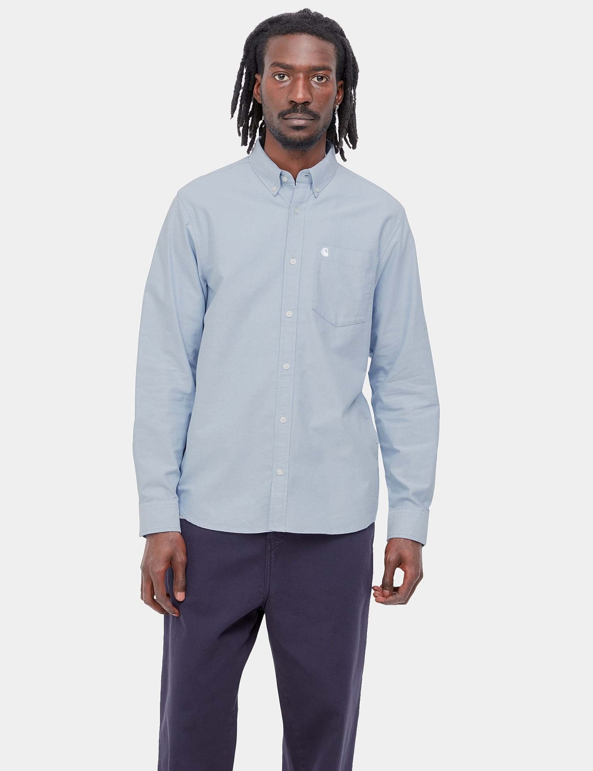 Carhartt WIP C-Logo Shirt - Bleach/White