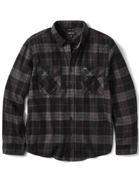 Bowery Flannel Shirt - Black/Charcoal