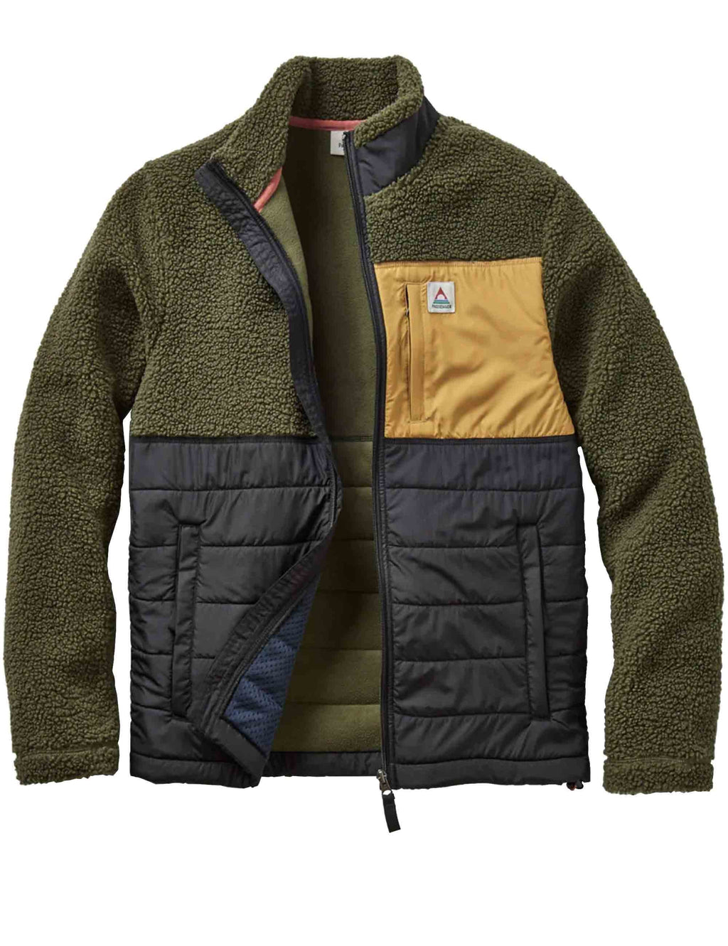 Born Explorer Lined Fleece Jacket - Khaki