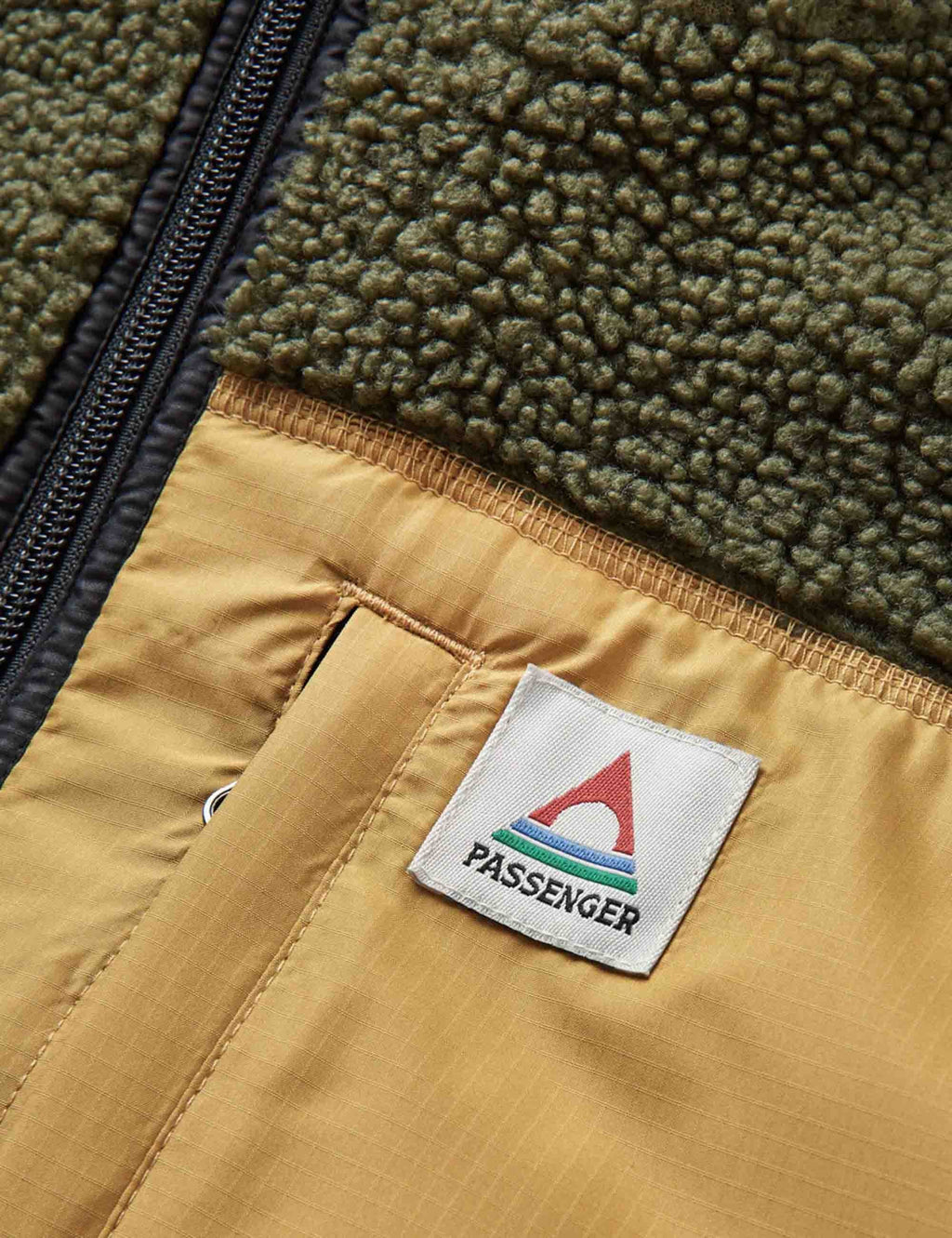 Born Explorer Lined Fleece Jacket - Khaki