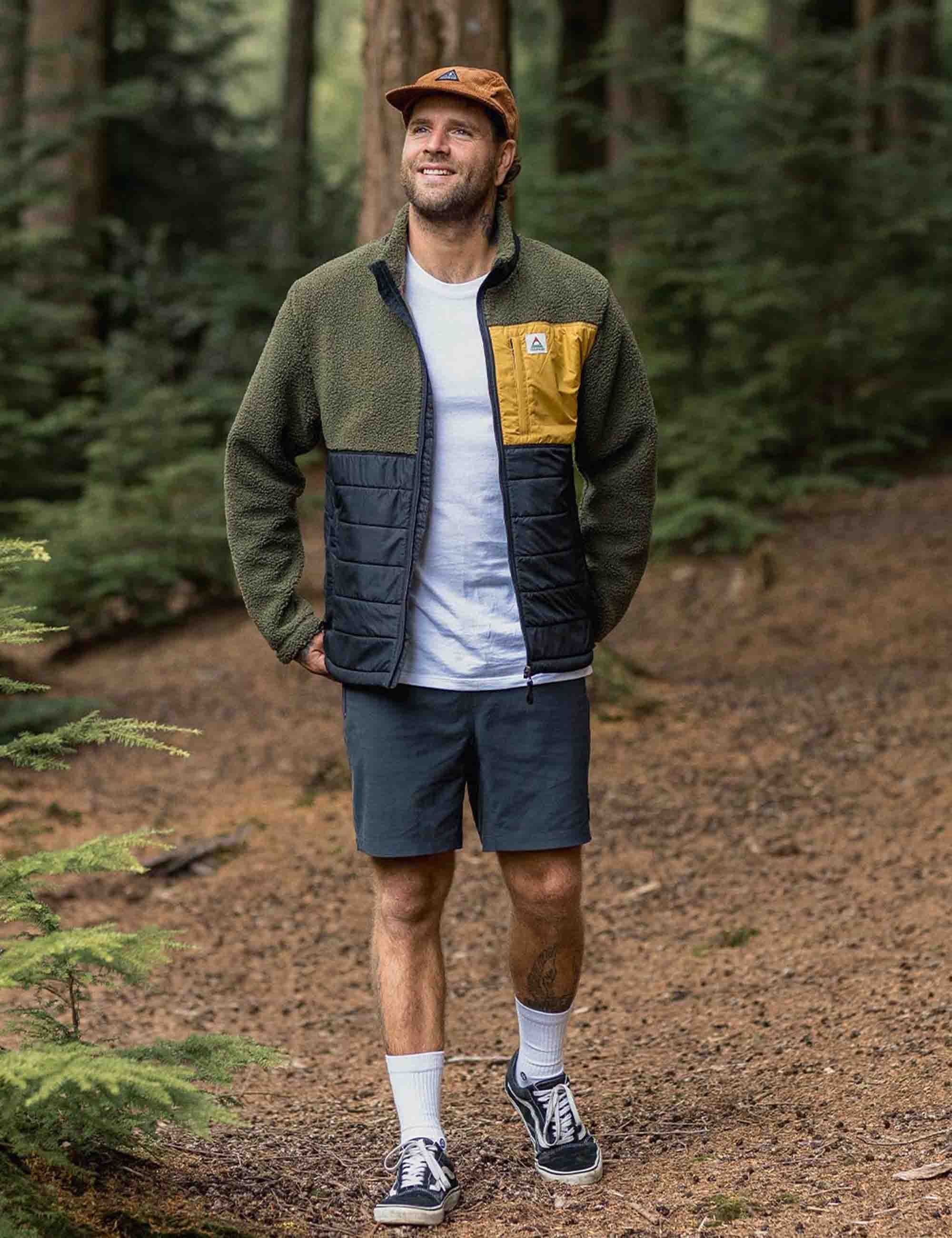 Born Explorer Lined Fleece Jacket - Khaki