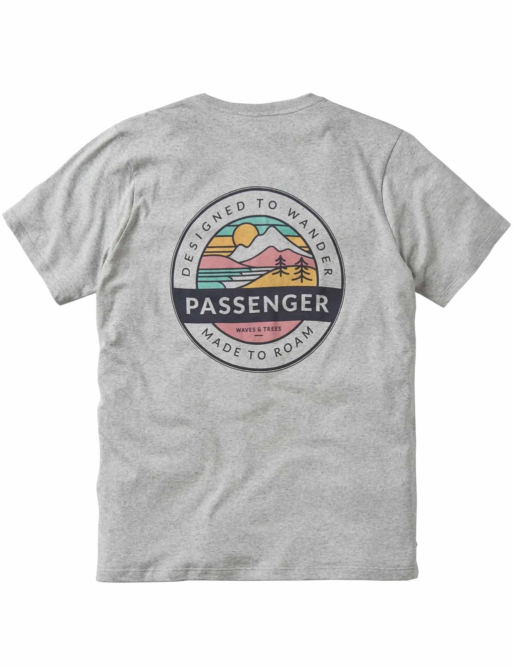 Odyssey Recycled Cotton T-Shirt - Grey Marl