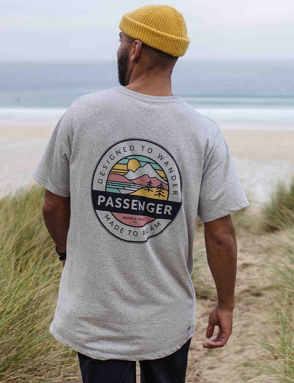 Odyssey Recycled Cotton T-Shirt - Grey Marl