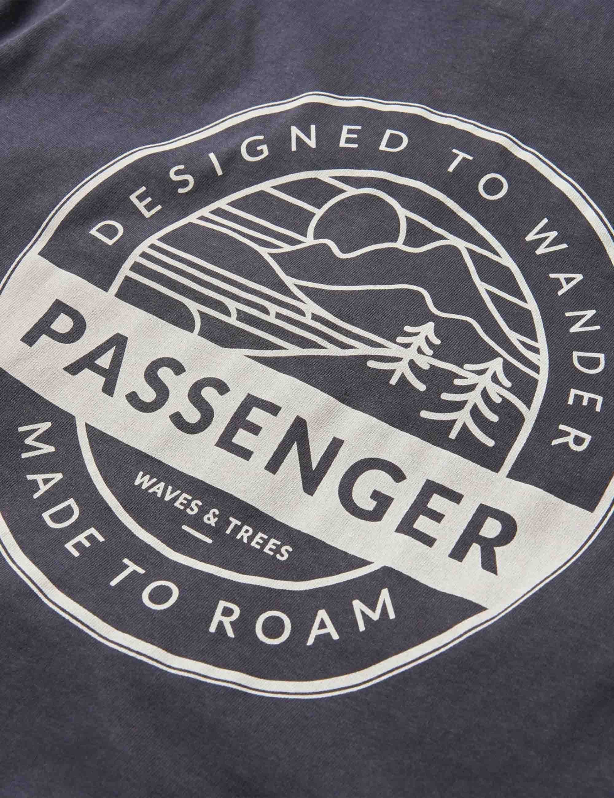 Passenger Odyssey Recycled Cotton T-Shirt - Black