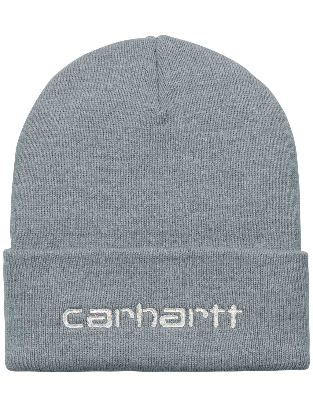 Script Beanie Hat - Dove Grey/Wax