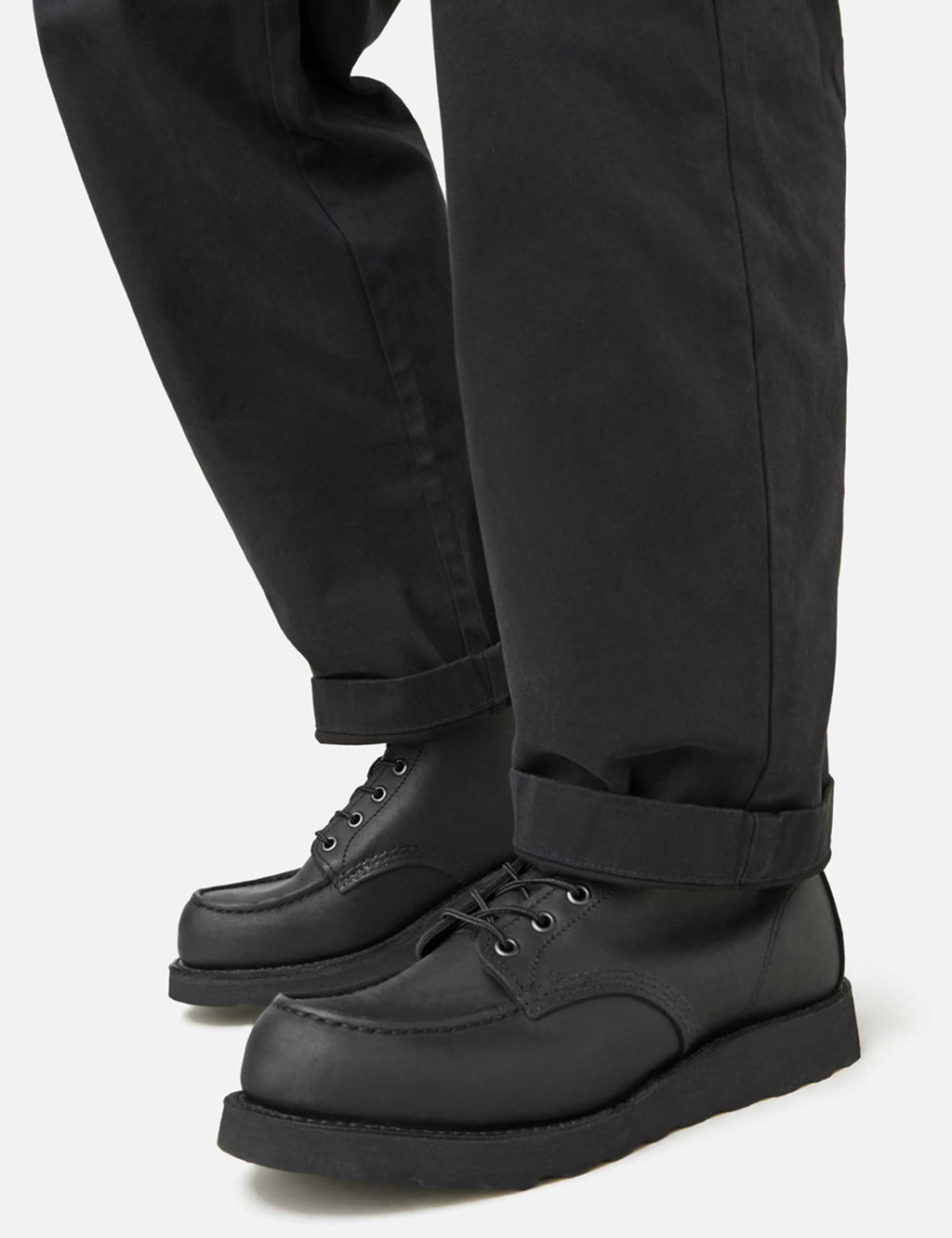 8074 Heritage 6" Moc Toe Boot - Black Harness Leather