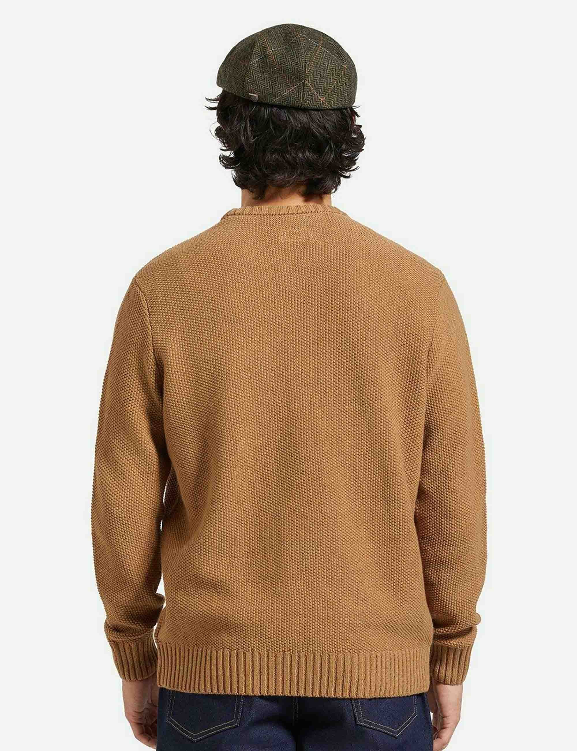 Jaques Waffle Knit Sweater - Tiger's Eye