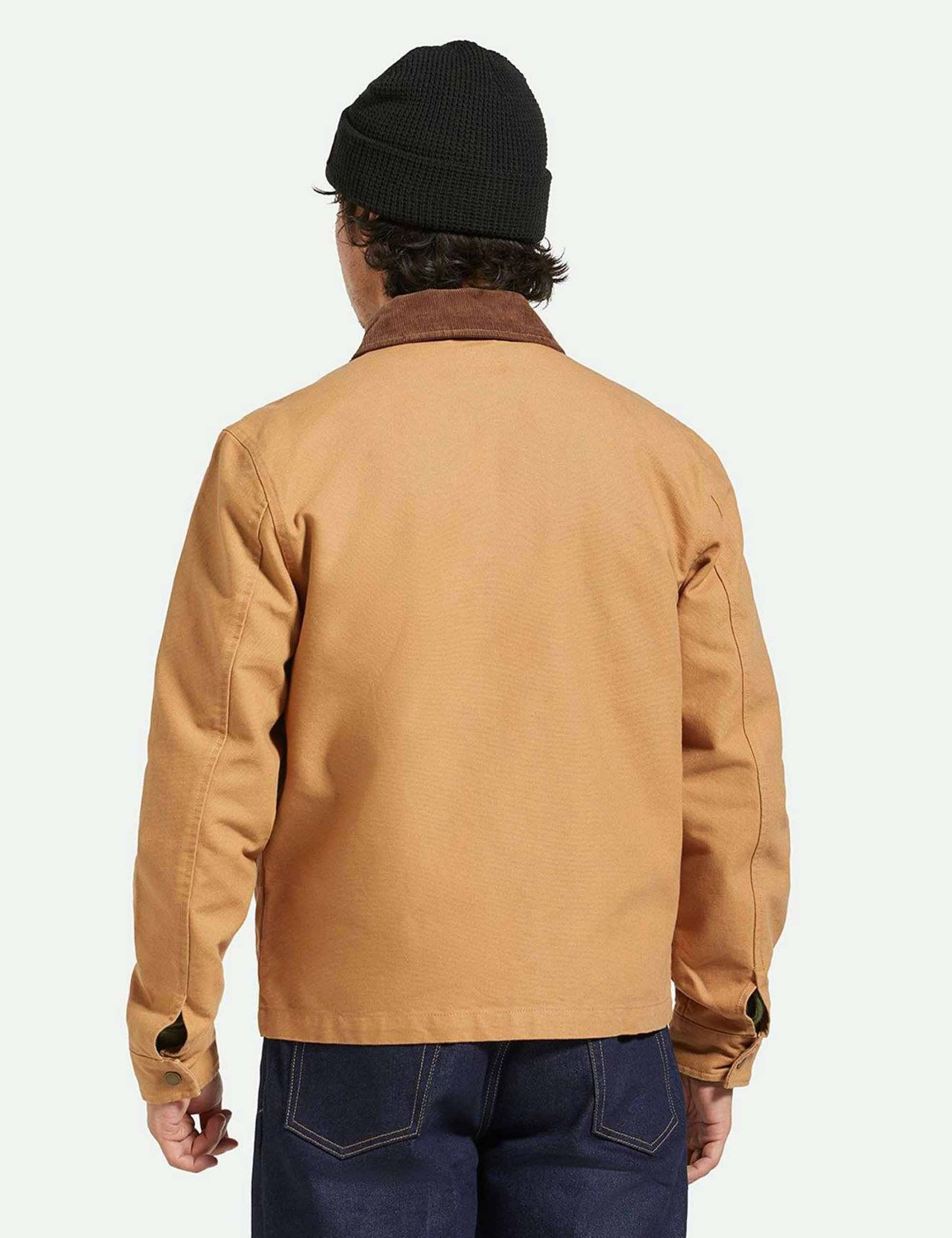 Mechanic Garage Zip Jacket - Tobacco Brown