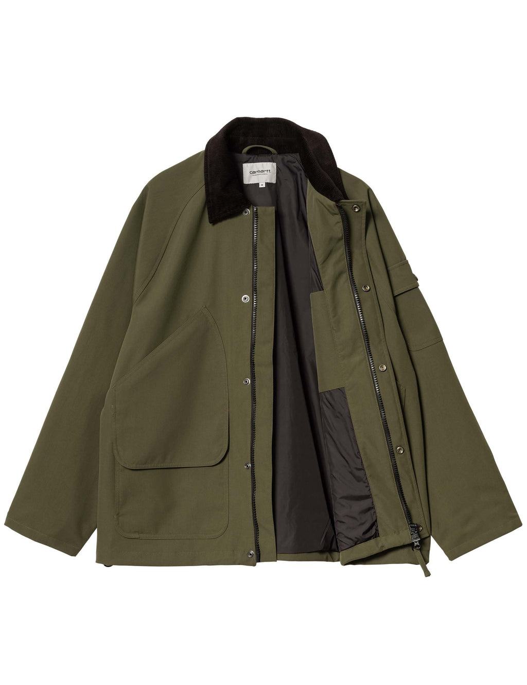 Clarton Jacket - Office Green/Black