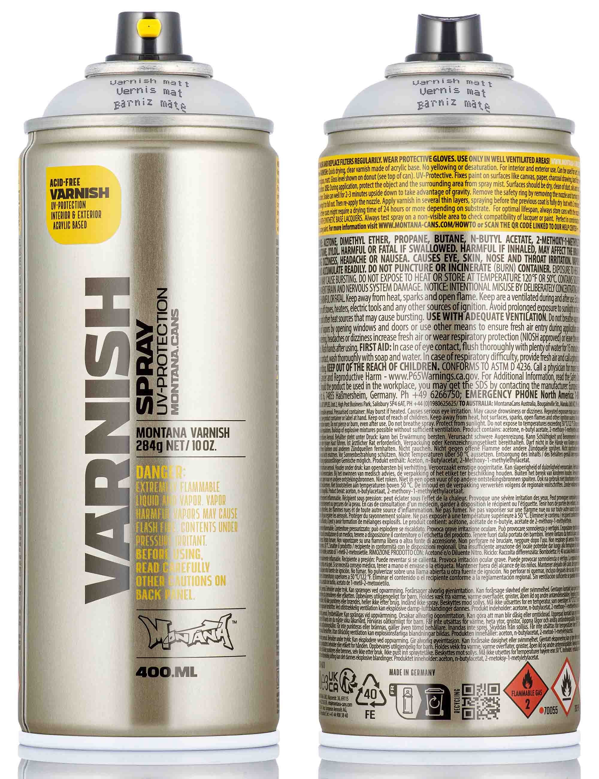 Varnish Spray Can 400ml - Matt Varnish T1010