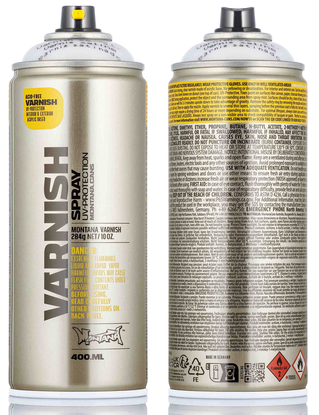 Varnish Spray Can 400ml - Semi Gloss T1005
