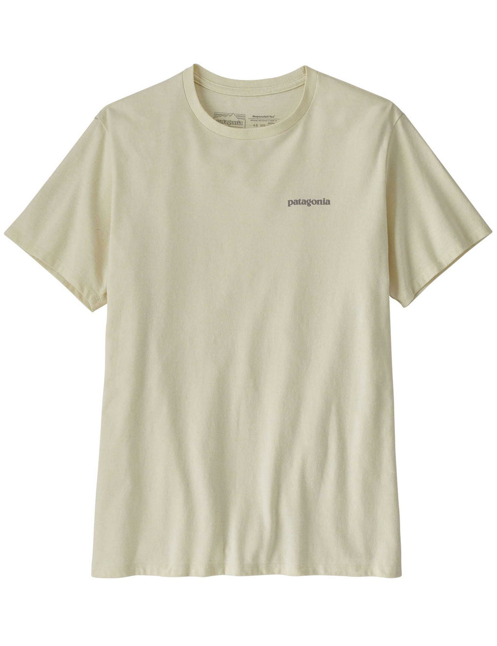 Fitz Roy Icon Responsibli T-Shirt - Birch White