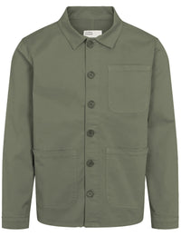 Organic Workwear Jacket - Dusty Olive