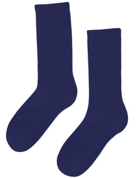 Organic Active Socks - Marine Blue