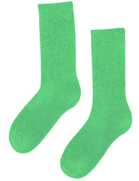 Organic Active Socks - Spring Green