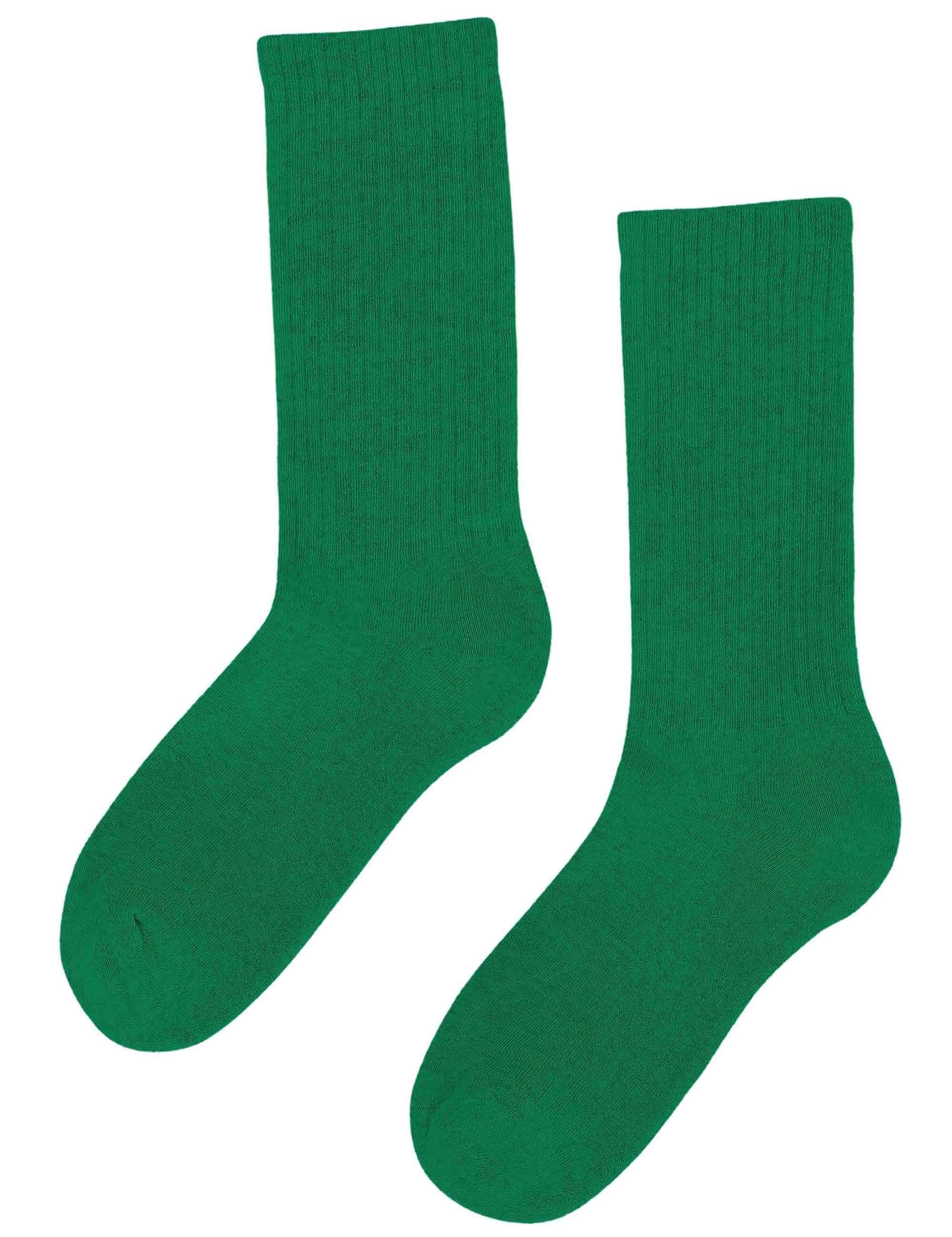 Women's Organic Active Socks - Kelly Green