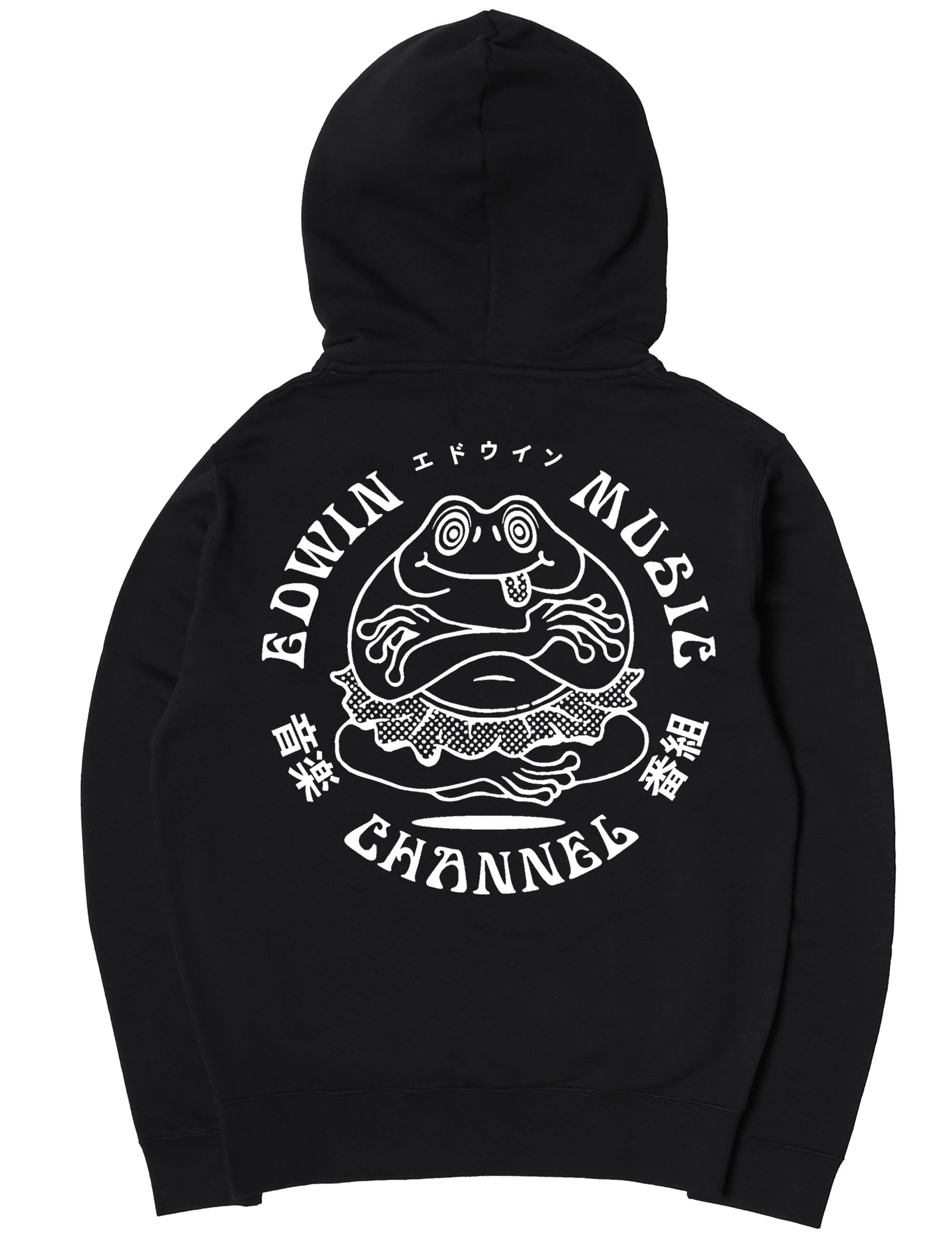 Music Channel Hooded Sweat - Black