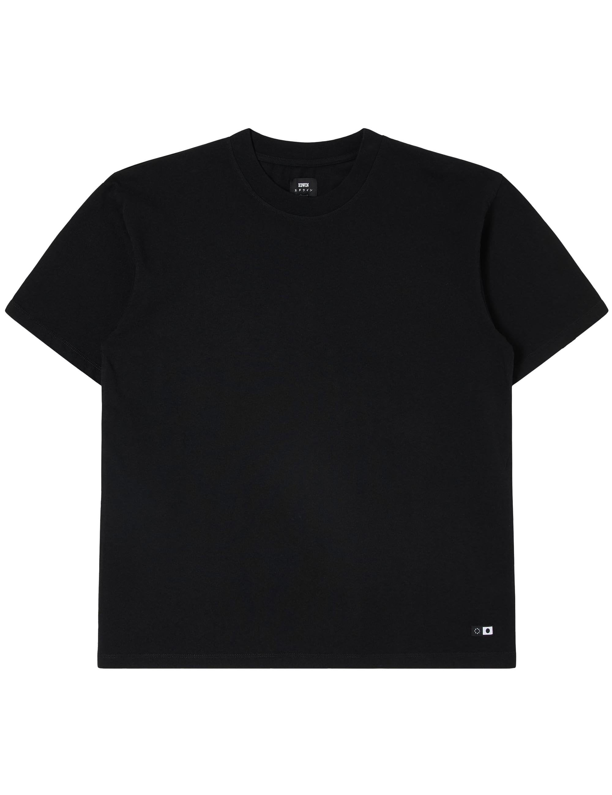 Edwin Jeans Oversized Basic T-Shirt - Black - Clothing from Fat Buddha ...