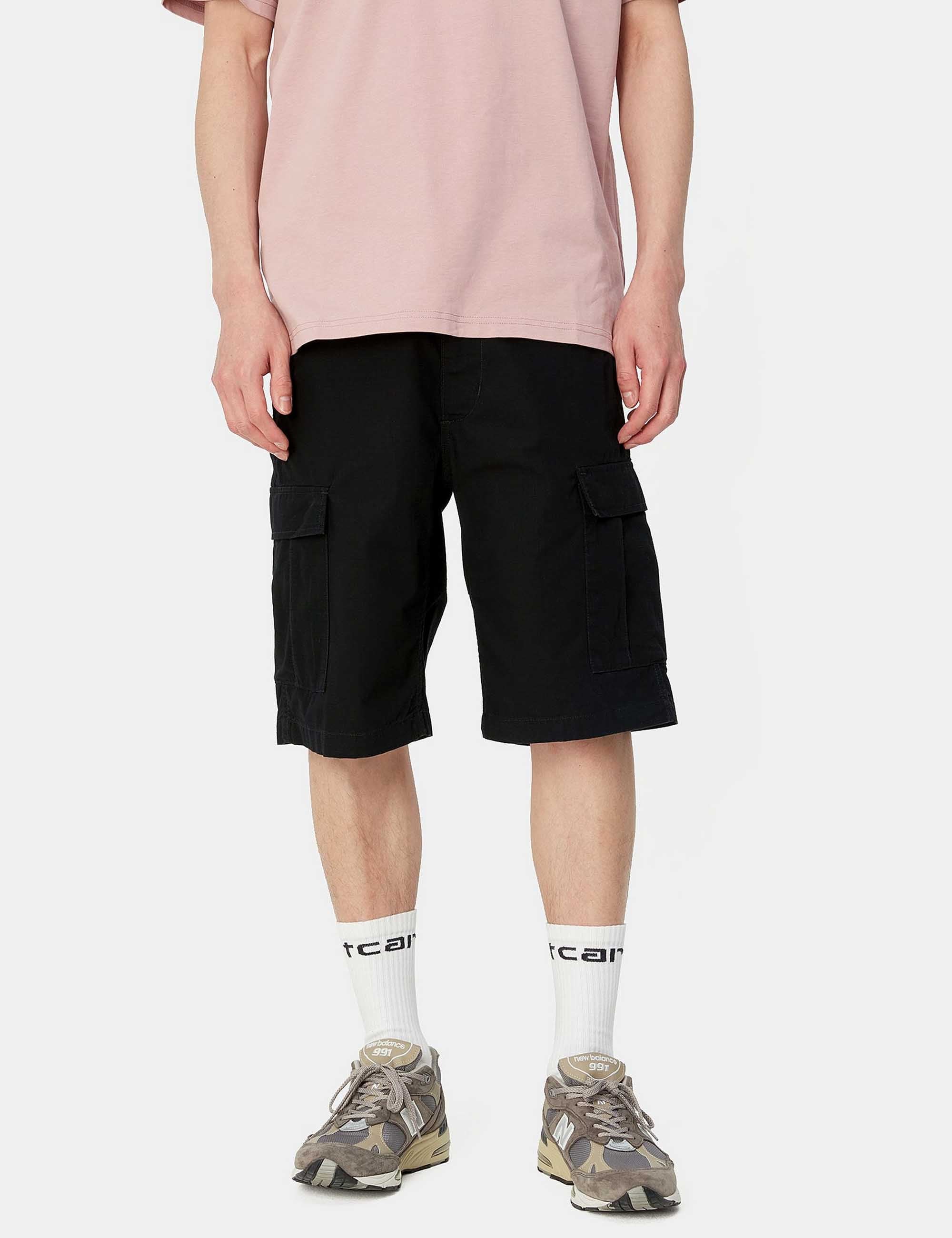 Aviation Cargo Shorts - Black