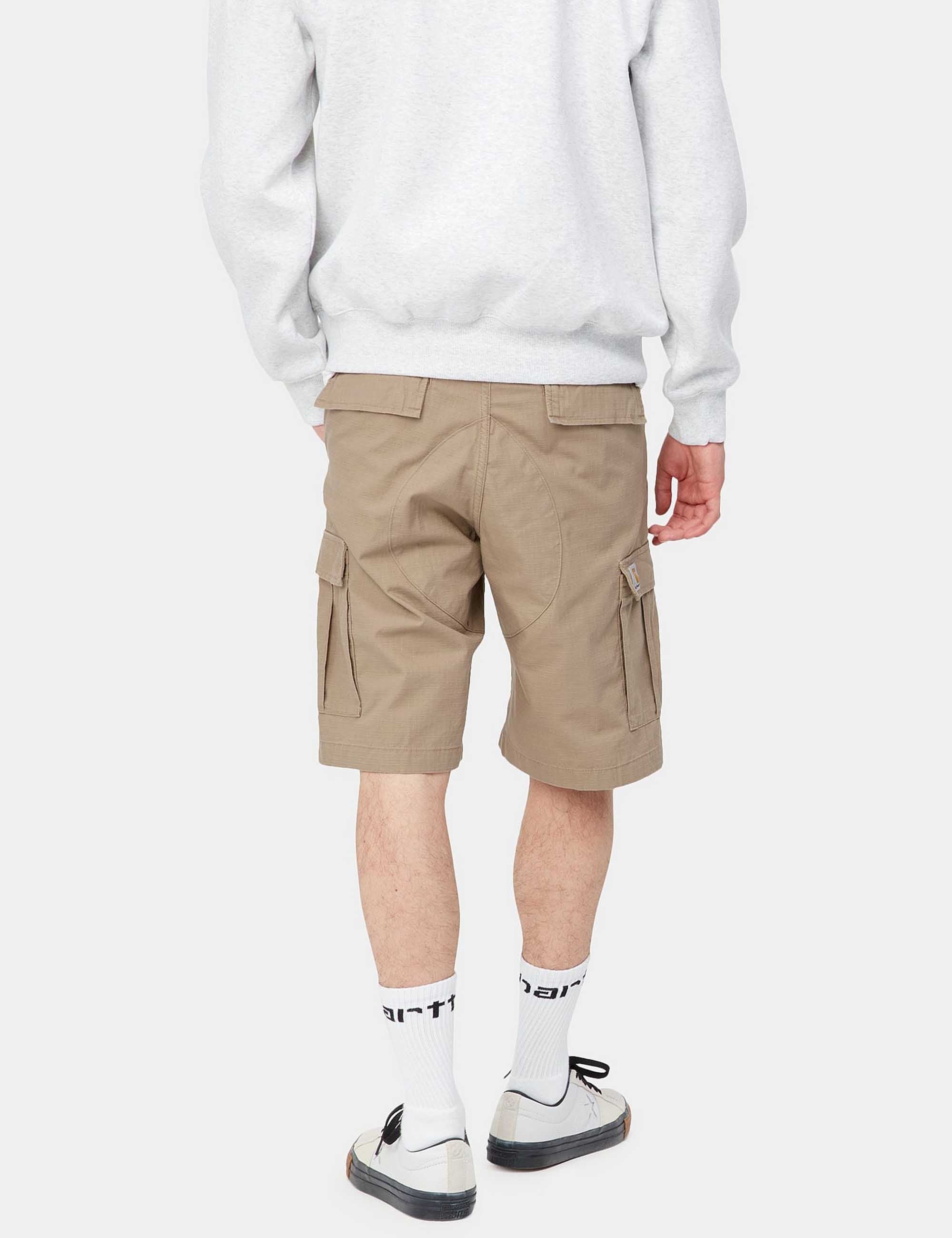 Aviation Cargo Shorts - Leather